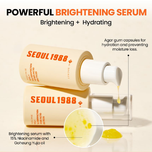 KSECRET – Seoul 1988 Glow Serum (Niacinamide 15% + Yuja) 30ml