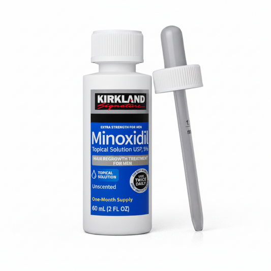 Kirkland Minoxidil 5% Hair Regrowth Solution (1 Month Supply)