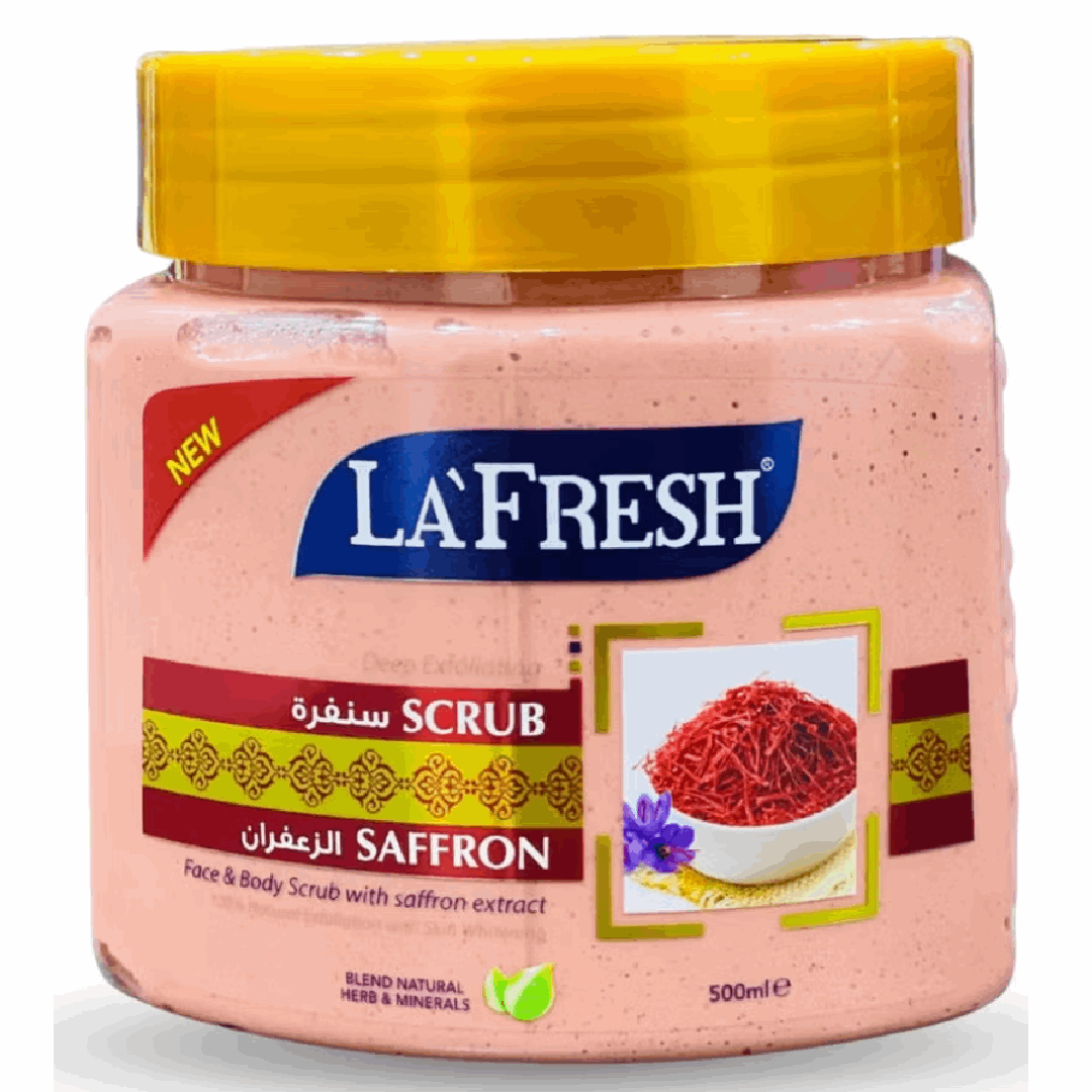 LA Fresh Deep Exfoliating Scrub Saffron 500ml