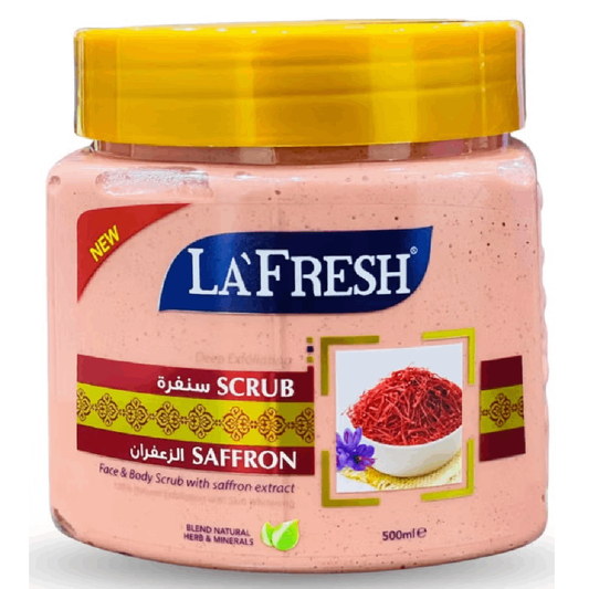 LA Fresh Deep Exfoliating Scrub Saffron 500ml