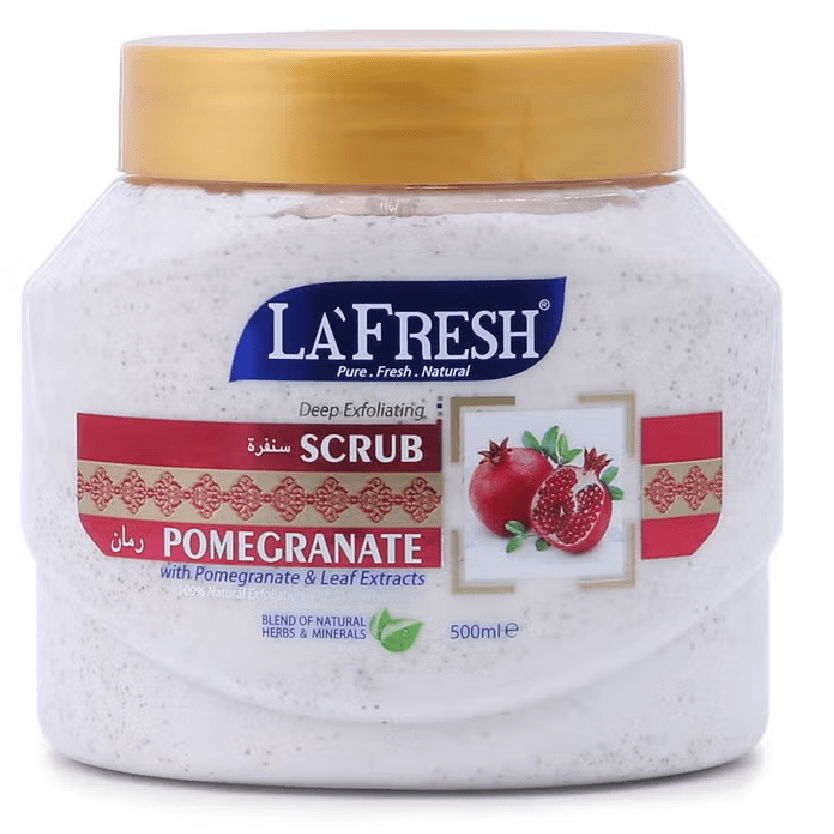LA Fresh Pomegranate Deep Exfoliating Scrub 500ml
