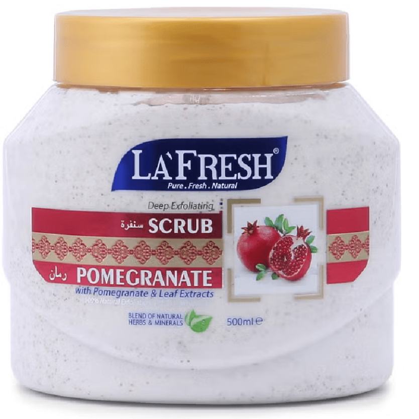 LA Fresh Pomegranate Deep Exfoliating Scrub 500ml