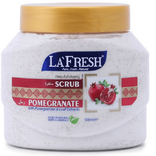 LA Fresh Pomegranate Deep Exfoliating Scrub 500ml