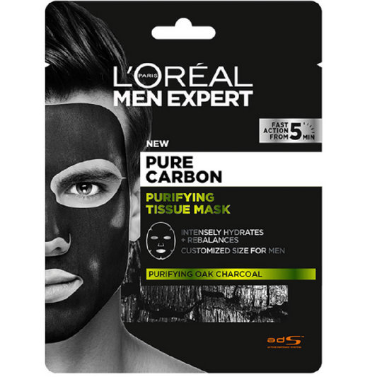 L’Oréal Men Expert Pure Charcoal Face Mask 30g