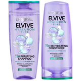 L'Oréal Elvive Hyaluron Pure Shampoo & Conditioner Set (400ml + 360ml)