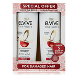 L'Oréal Paris Elvive Total Repair 5 Shampoo & Conditioner Set (400ml + 360ml)