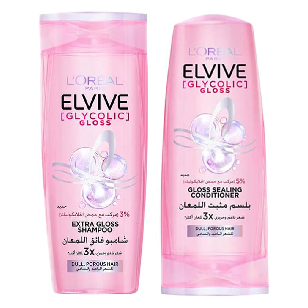 L'Oréal Paris Glycolic Gloss Shampoo & Conditioner Set