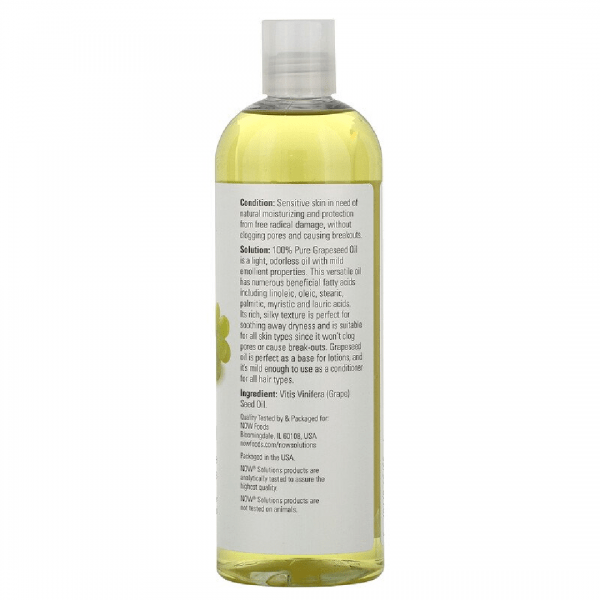 NOW Foods Grapeseed Oil 473ml