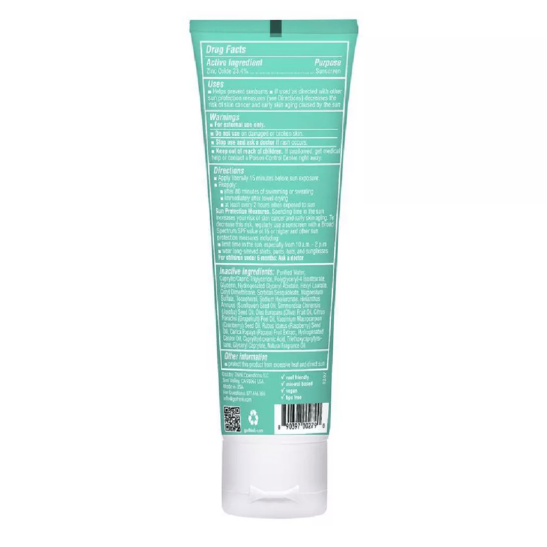 Thinksport Mineral Kids Sunscreen SPF 50 – 3oz