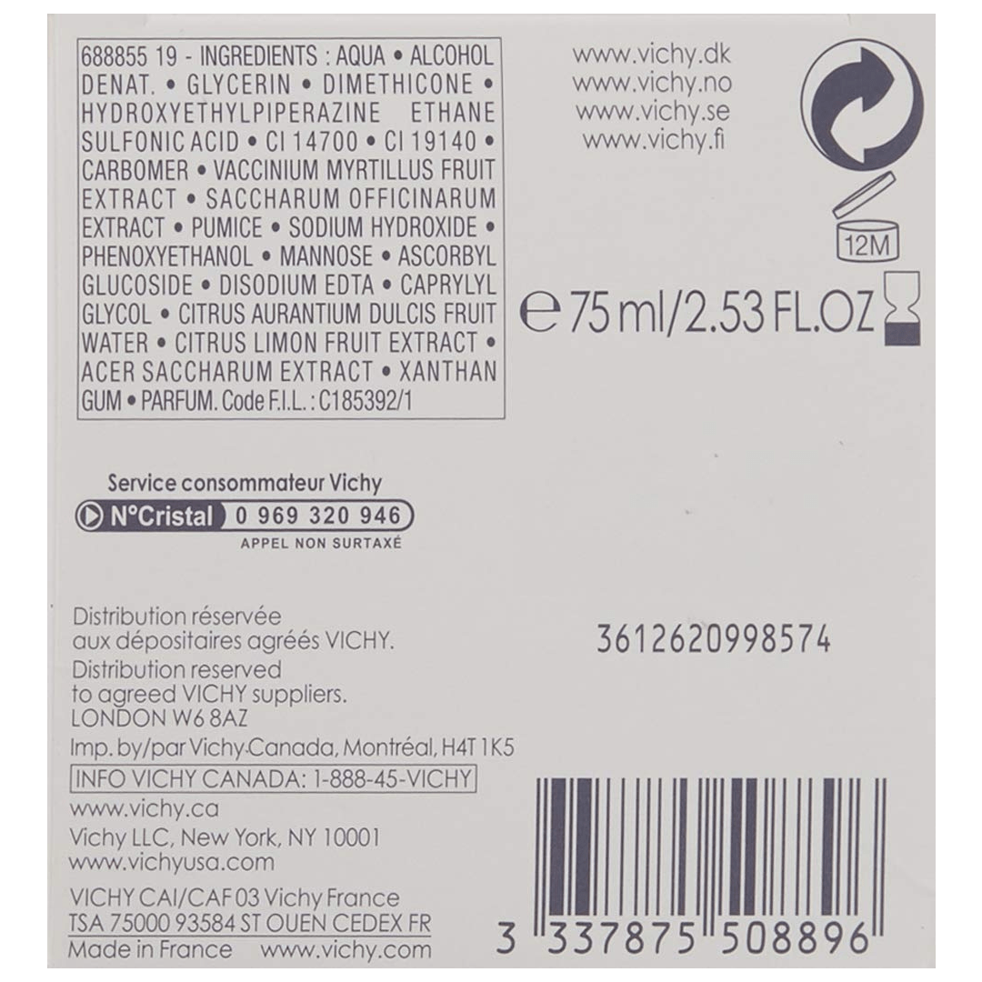 Vichy Double Glow Peeling Face Mask 75ml