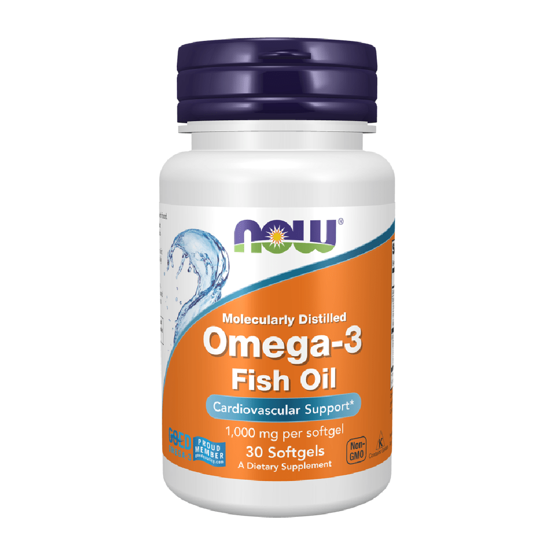 Now Foods Omega-3 Molecularly Distilled Softgels