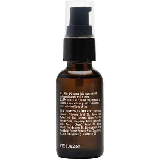 Every Man Jack Sandalwood Scent Hydrating Beard Oil – 1.0 Fluid Ounce