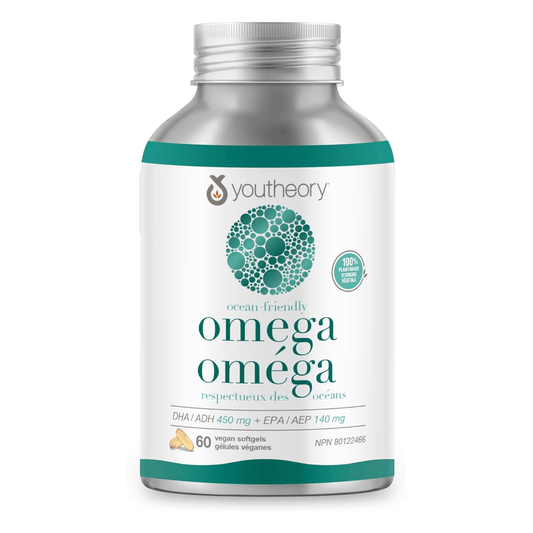 Youtheory Ocean Friendly Omega 60 Softgels.