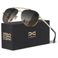 LUENX Aviator Sunglasses for Men and Women - Polarized Driving Classic Shades, UV 400 Protection (60MM) (Pre-order)