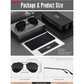 LUENX Aviator Sunglasses for Men and Women - Polarized Driving Classic Shades, UV 400 Protection (60MM) (Pre-order)