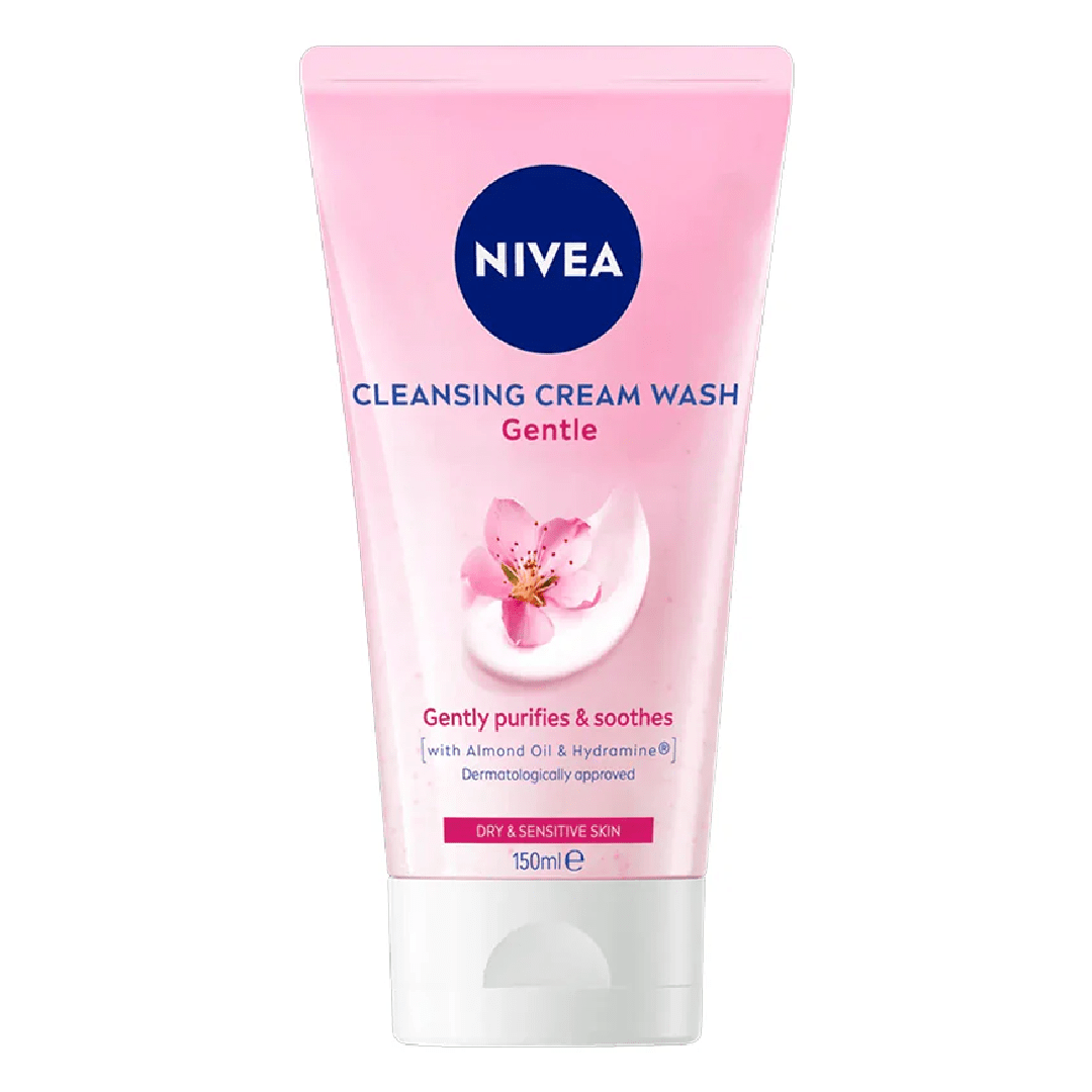 NIVEA Gentle Cream Wash for Dry & Sensitive Skin – 150ml