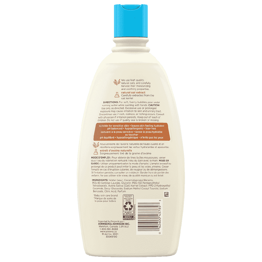Aveeno Baby Bubble Bath 568ml – Gentle Oat Care