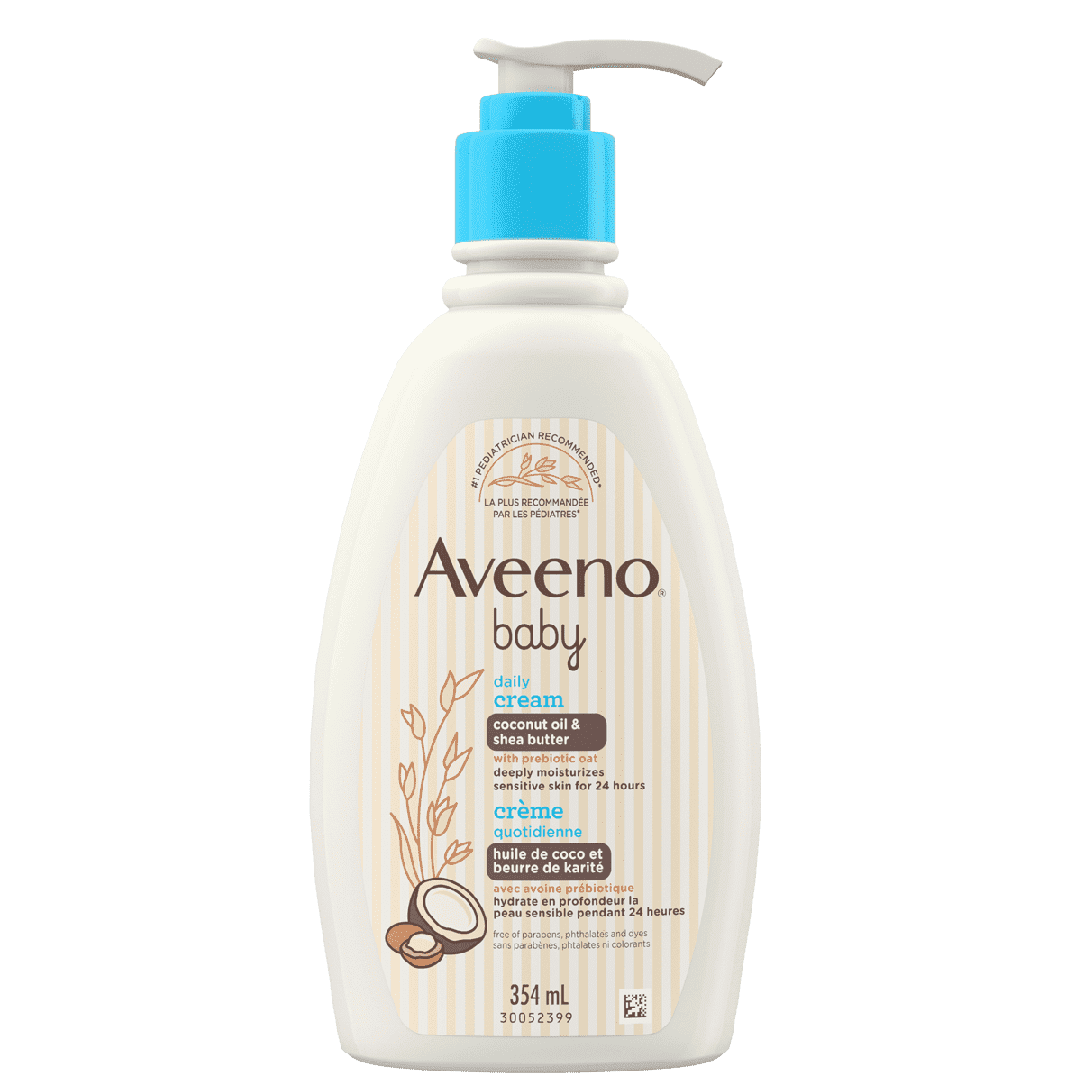 Aveeno Baby Daily Moisturizing Cream – Coconut Oil &amp; Shea Butter 354ml