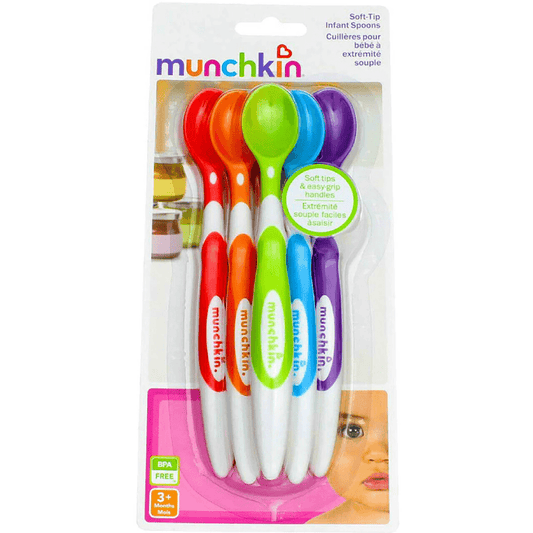Munchkin Soft-Tip Infant Spoons - 6 Pack