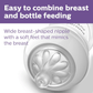 Philips AVENT Natural Baby Bottle with Natural Response Nipple, 9oz, 260ml 1pk (Clear)
