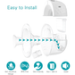 Paruu P10 Hands-Free Wearable Breast Pump 2 Pack (White)