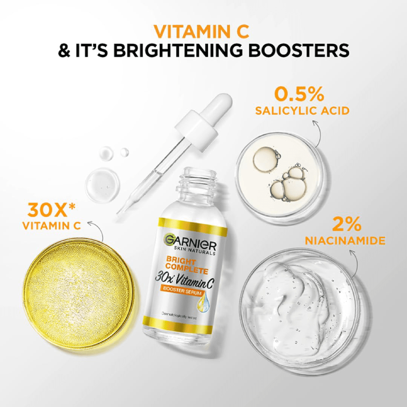 Garnier Bright Complete Vitamin C Face Serum 30ml