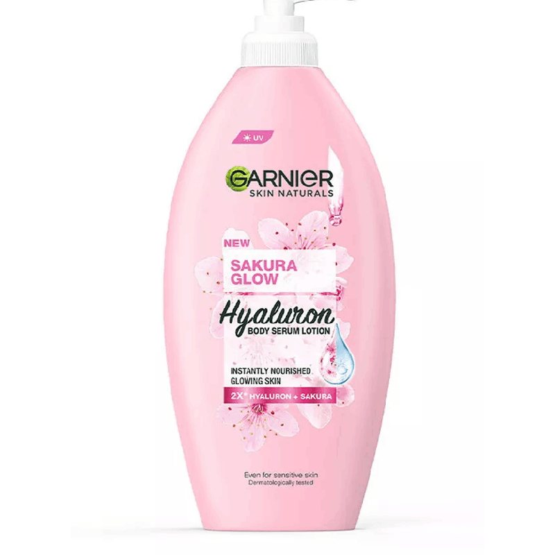 Garnier Sakura Glow Body Serum Lotion 400ml