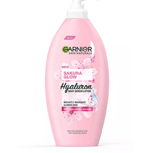 Garnier Sakura Glow Body Serum Lotion 400ml