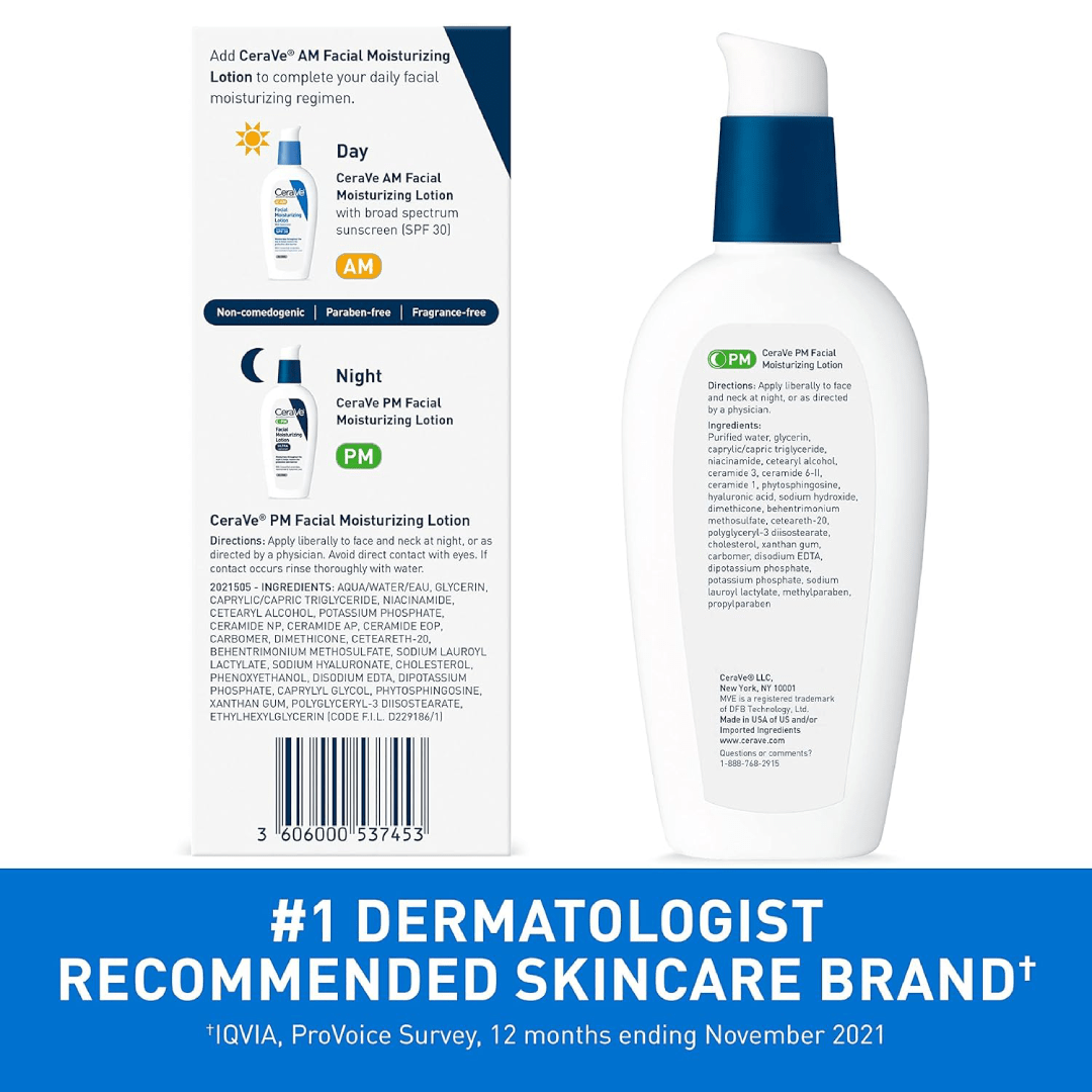 CeraVe PM Facial Moisturizing Lotion 89ml