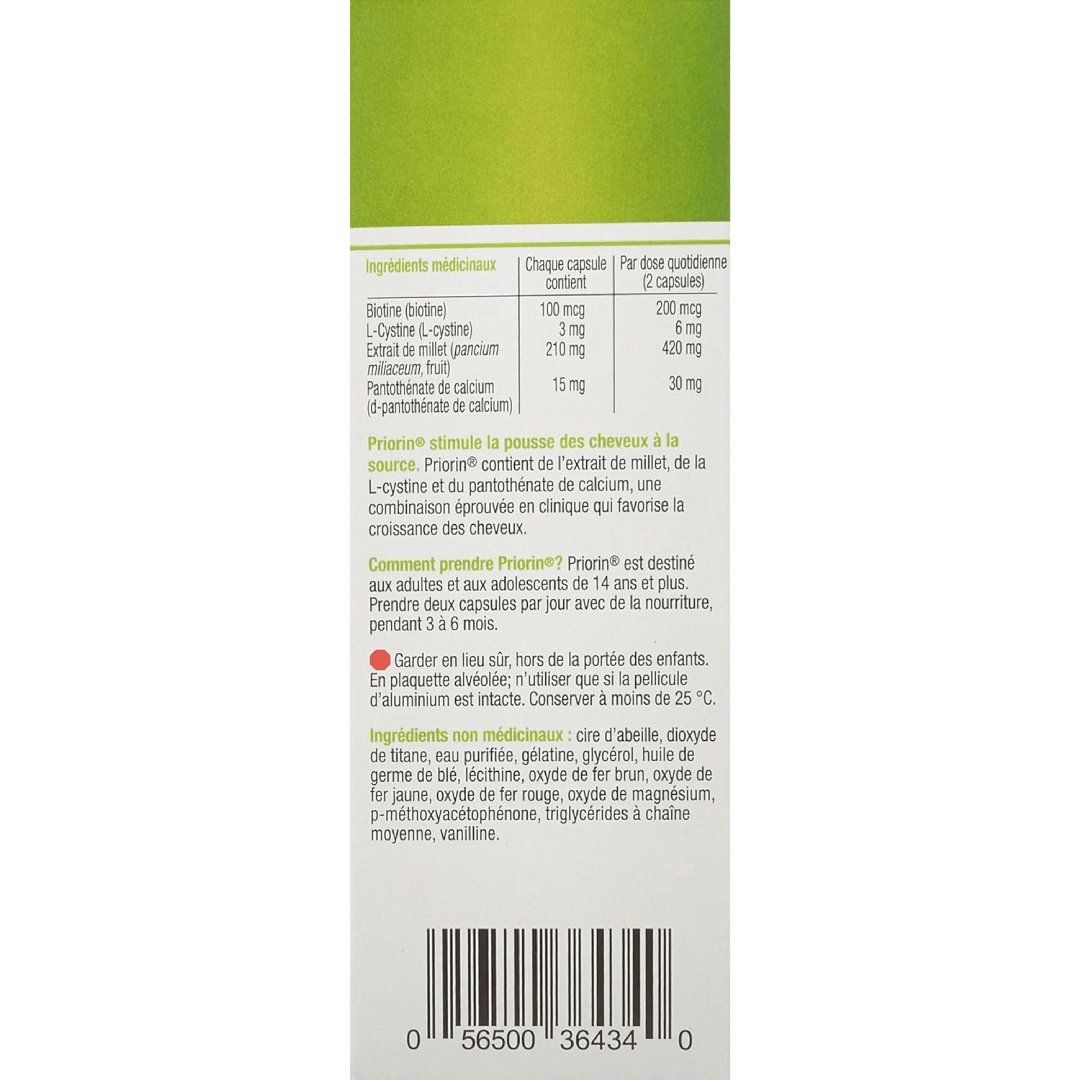 Priorin Hair Growth Stimulant, 60 Capsules