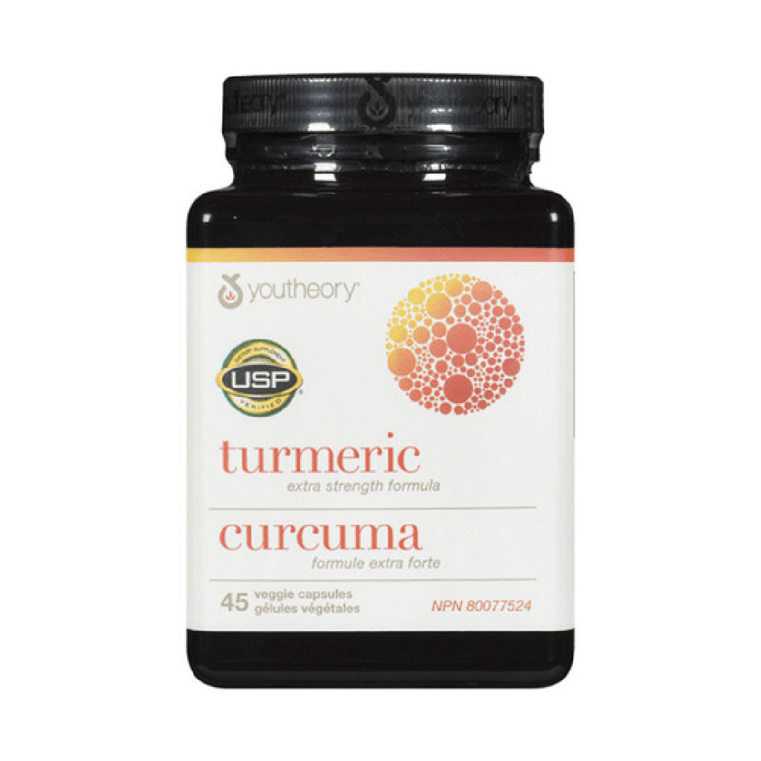 Youtheory Turmeric Extra Strength 45 Veg Capsules