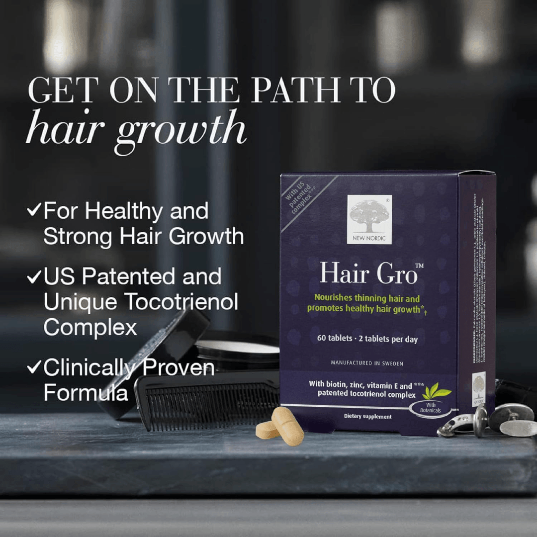 New Nordic Hair GRO Hair Growth Supplement – 60 Tablets