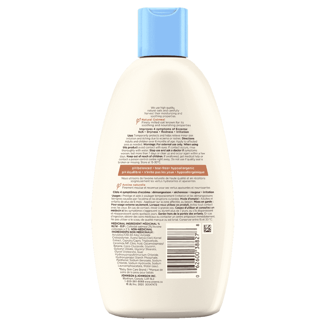 AVEENO Baby Eczema Care Wash Soothing bath time for baby 236ml
