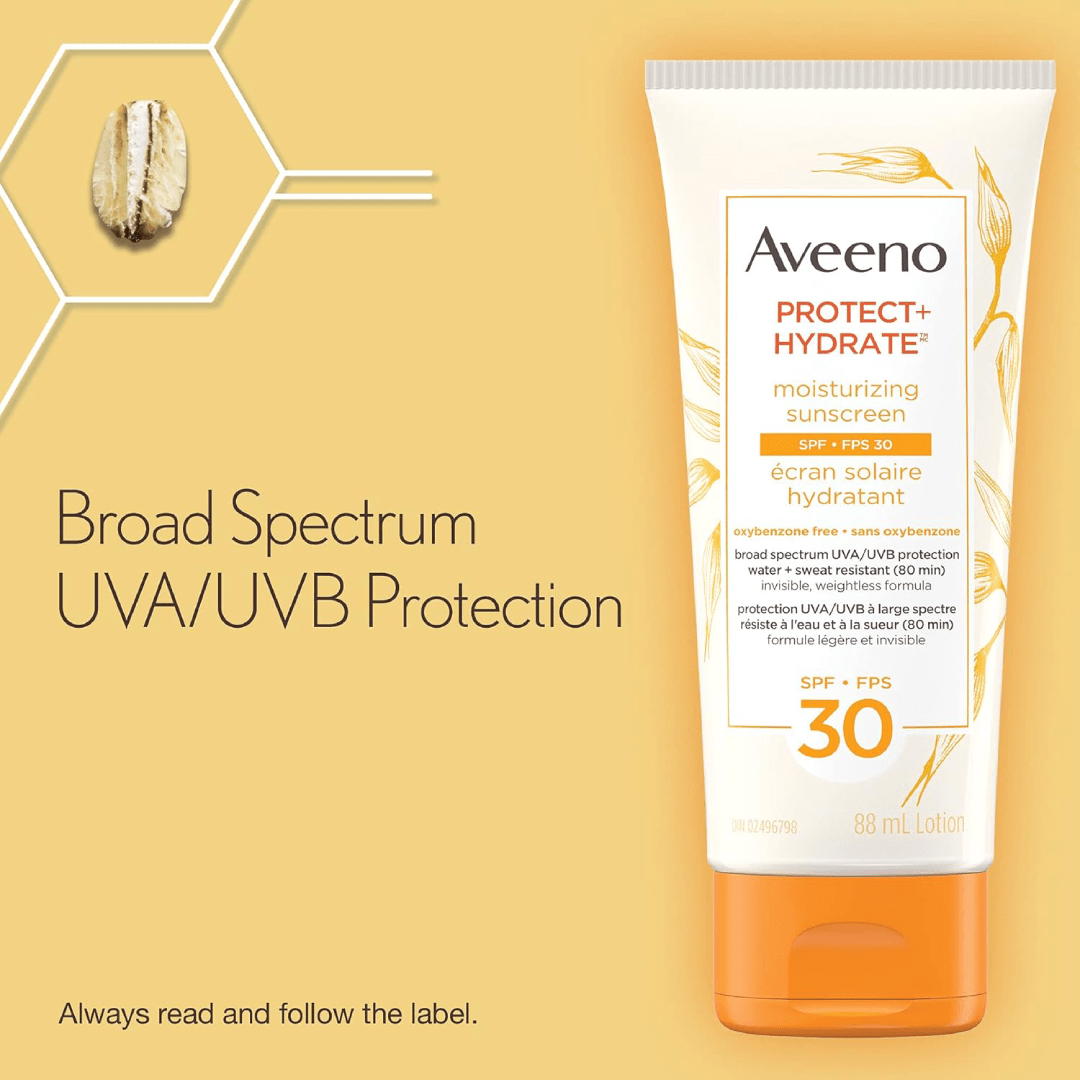 Aveeno Protect + Hydrate Sunscreen SPF 30 (88ml)