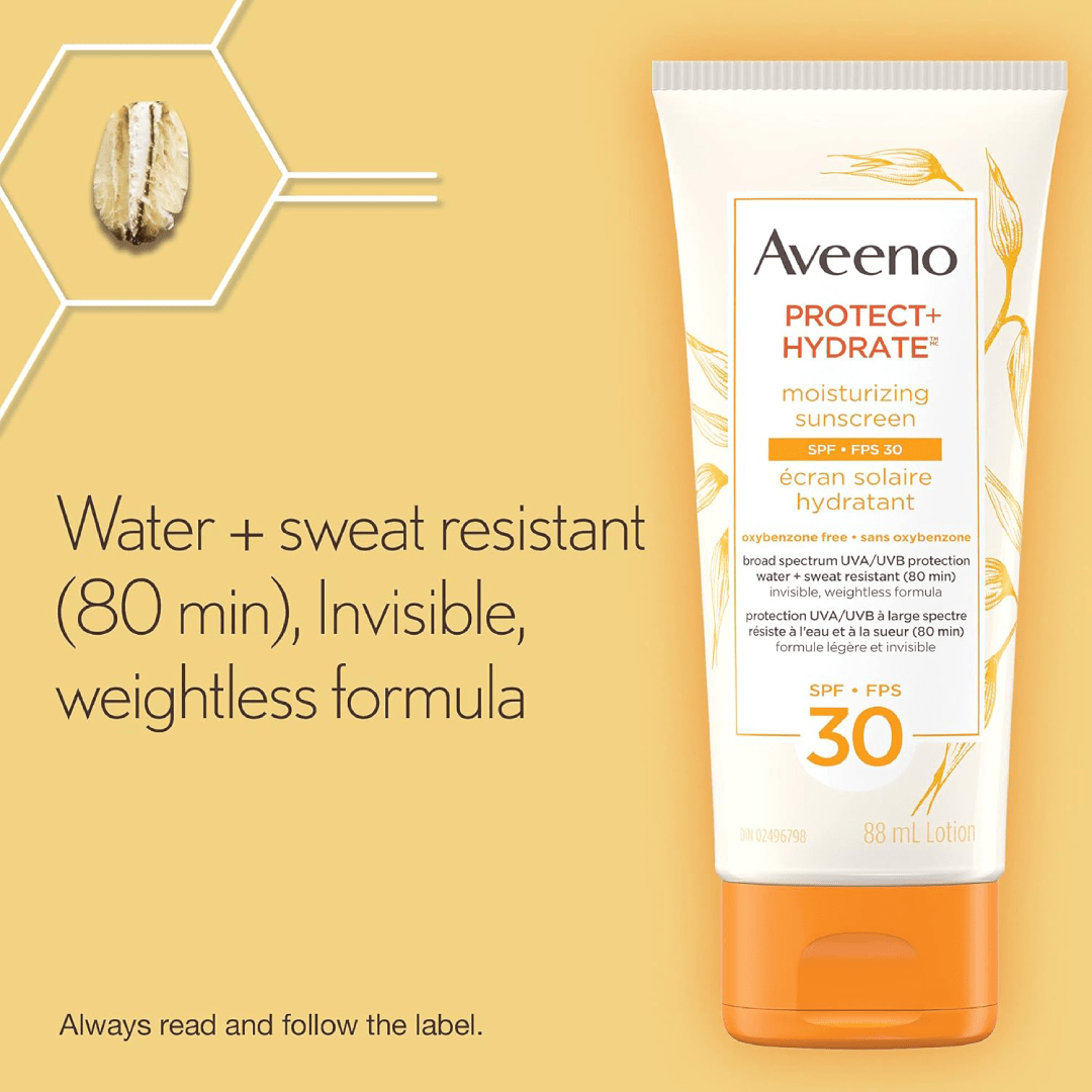 Aveeno Protect + Hydrate Sunscreen SPF 30 (88ml)