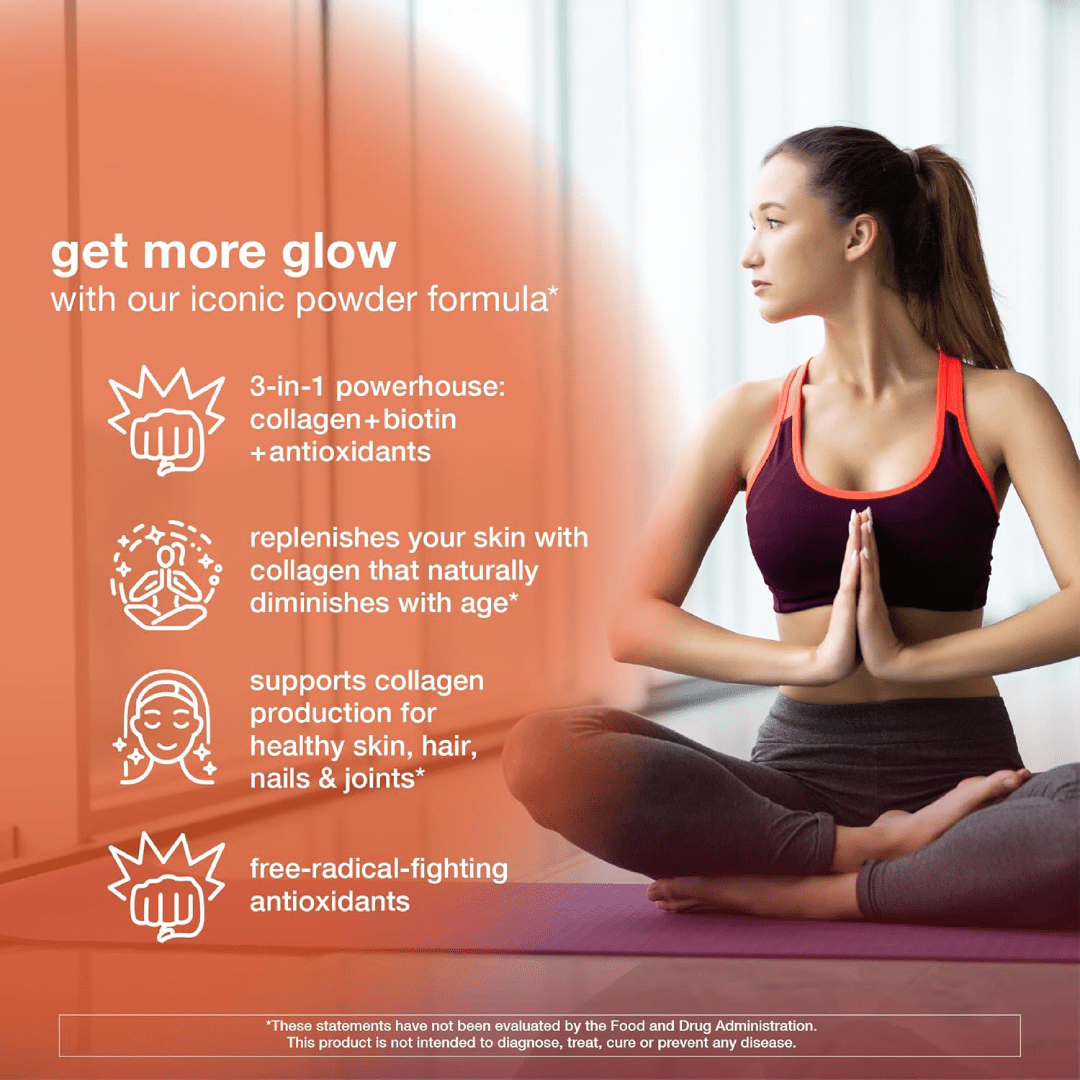 Youtheory Collagen Powder with Vitamin C &amp; Biotin 231g