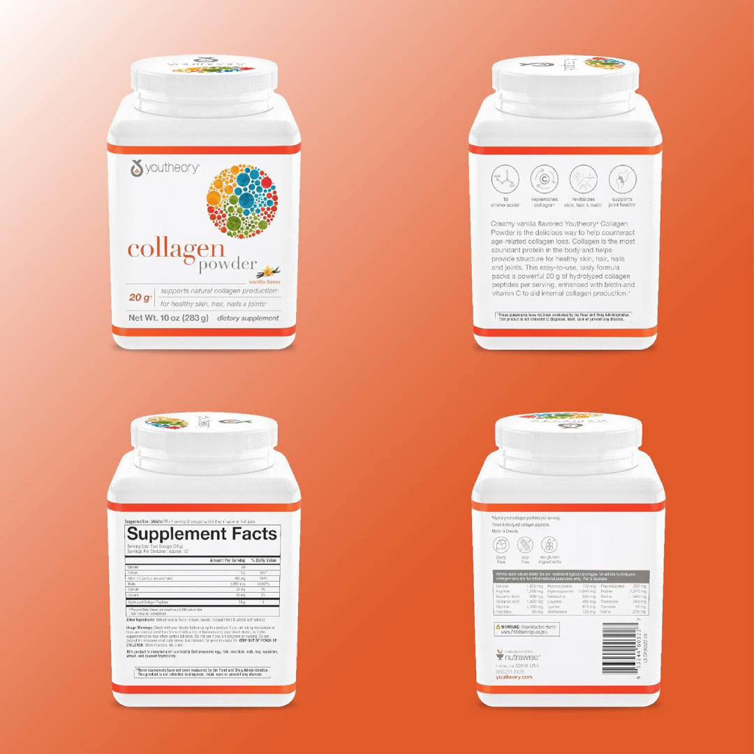Youtheory Collagen Vanilla Powder 283g