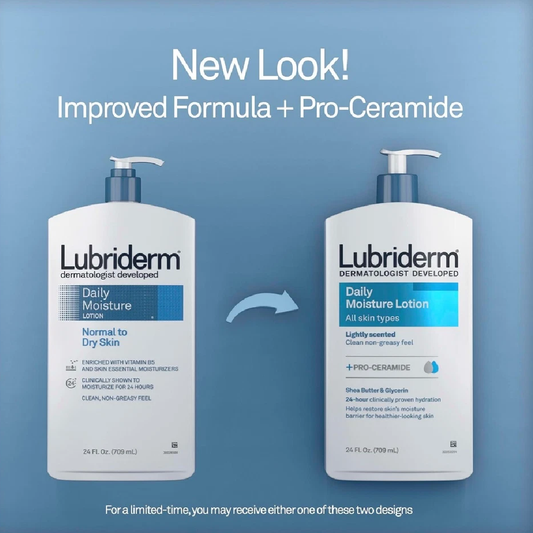 Lubriderm Daily Moisture Lotion 709ml – Fragrance-Free