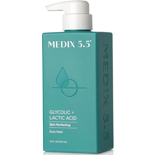 Medix 5.5 Glycolic + Lactic Acid Body Wash 444ml