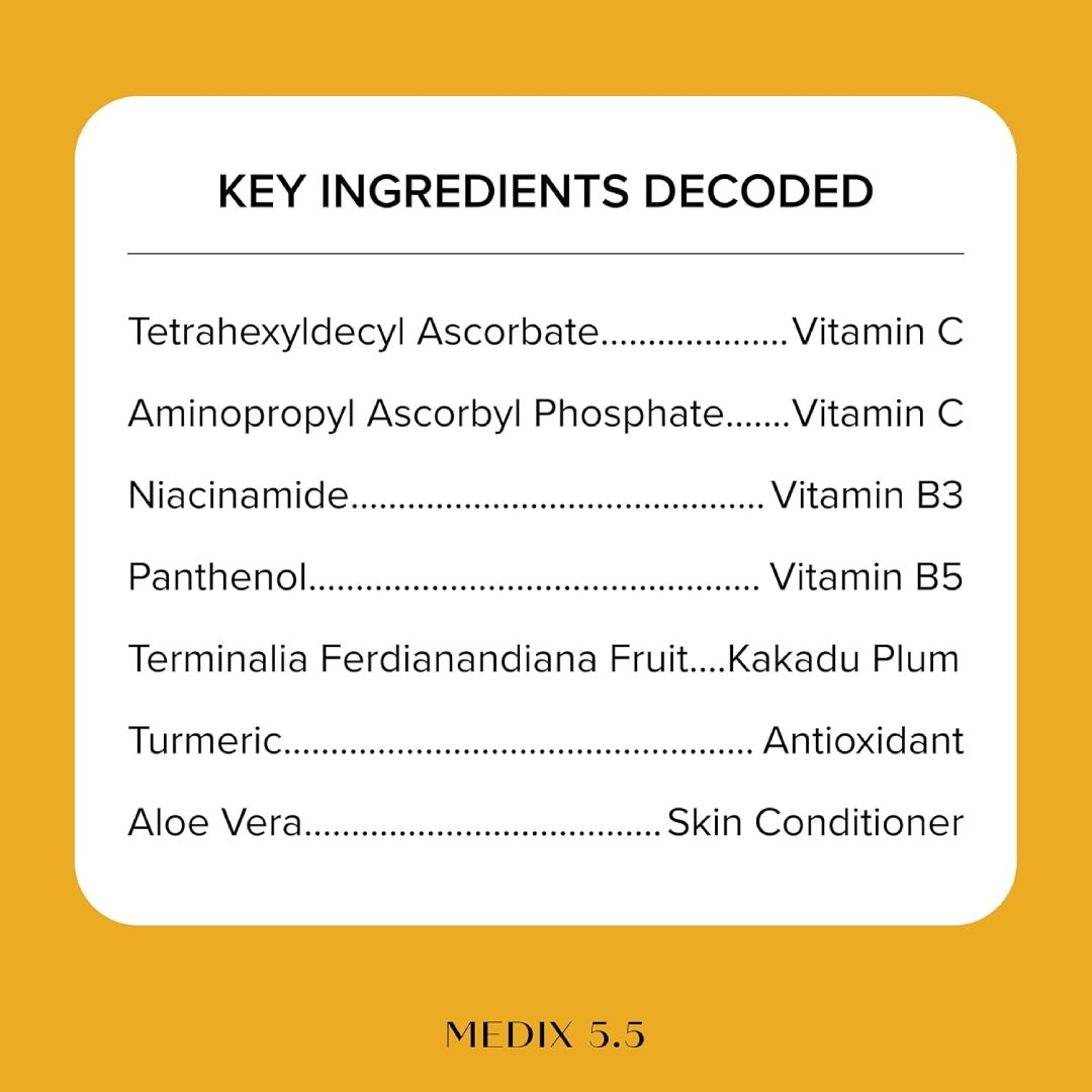 MEDIX 5.5 Vitamin C + Niacinamide Radiant Glow Body Wash 444ml