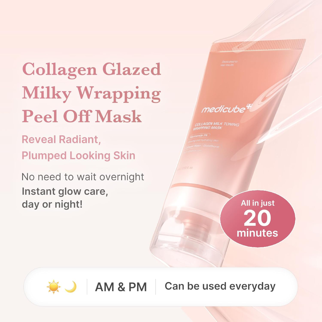 Medicube Collagen Milk Toning Wrapping Mask – 75ml