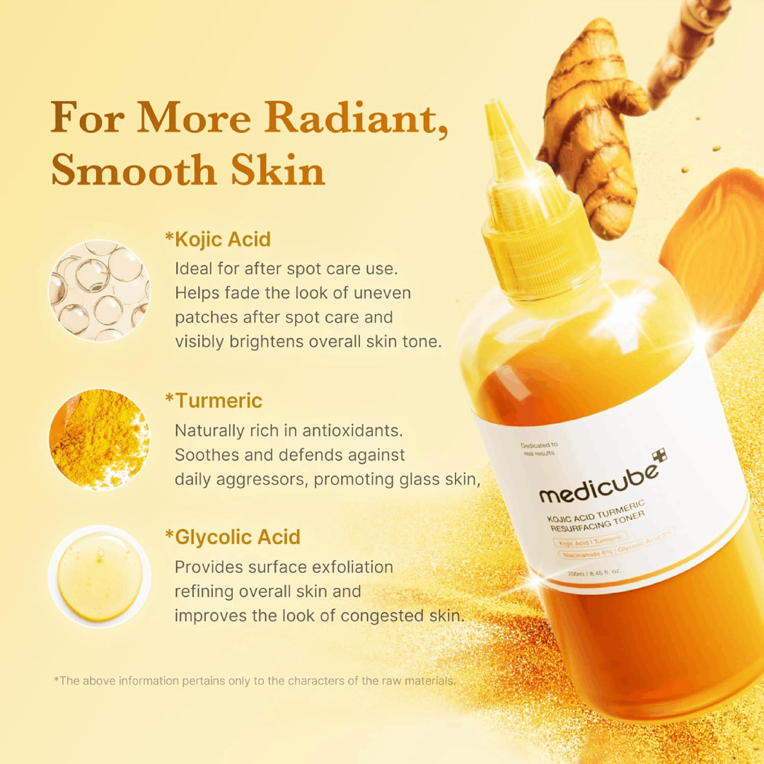 Medicube Kojic Acid & Turmeric Brightening Toner 250ml