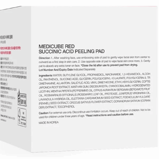 Medicube Red Succinic Acid Panthenol Peeling Pads