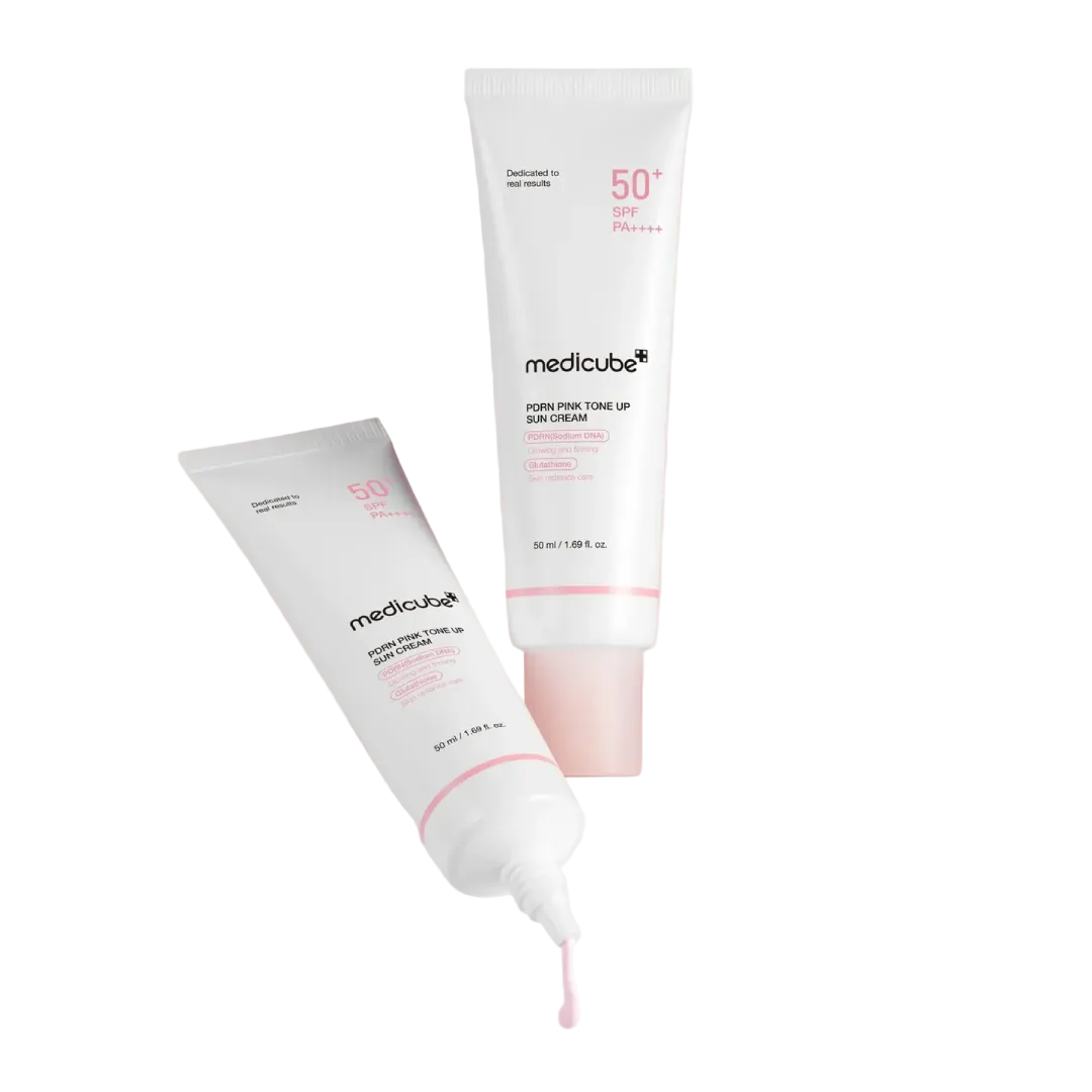 Medicube PDRN Pink Tone Up Sun Cream 50ml Double Set