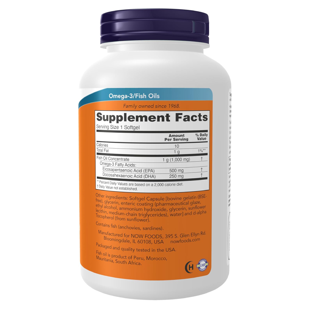 NOW Foods Ultra Omega-3 Fish Oil 180 Softgels