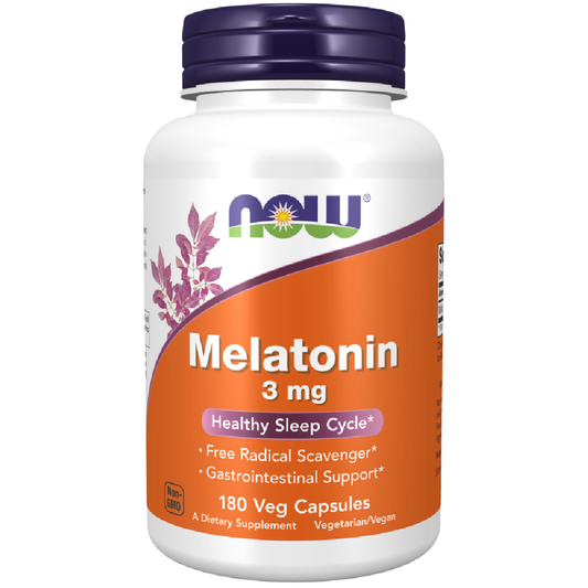 NOW Melatonin 3mg Veg Capsules