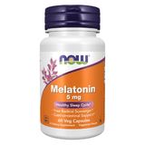 NOW Foods Melatonin 5 mg Veg Capsules