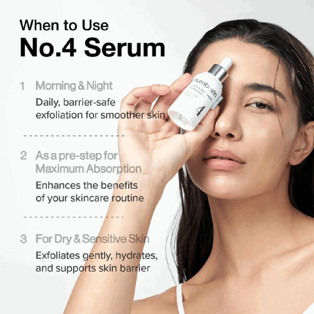 Numbuzin No.4 Ceramide AHA Glazed Skin Prep Serum 30ml