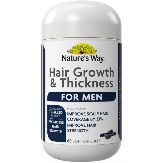 Nature’s Way Hair Growth & Thickness for Men – 60 Capsules