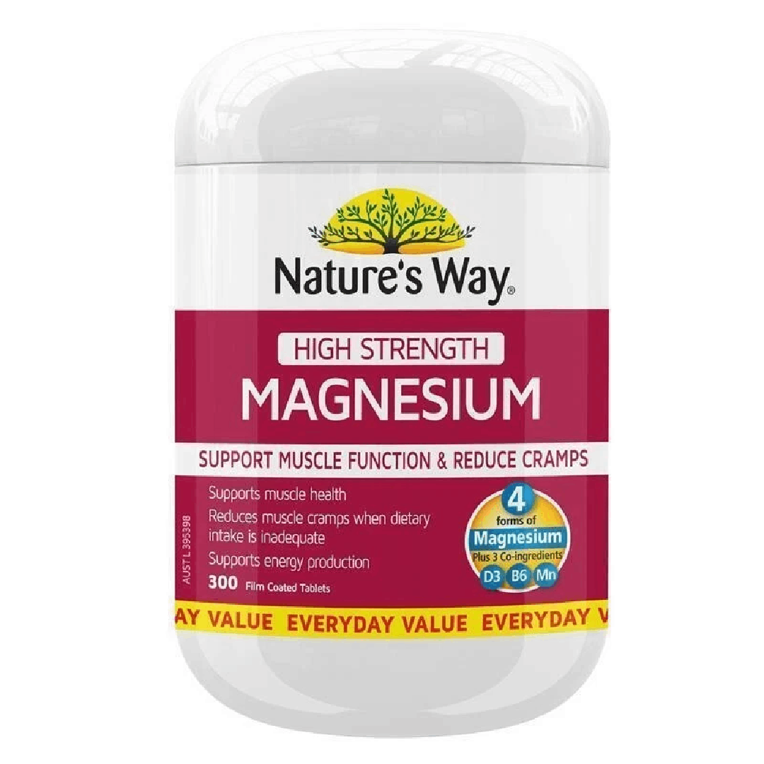 Nature’s Way High Strength Magnesium 300 Tablets
